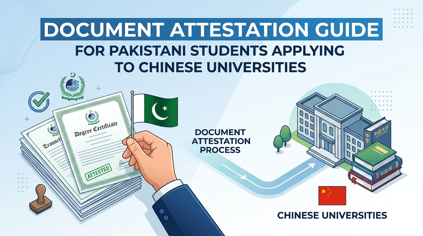 document attestation for studying in China