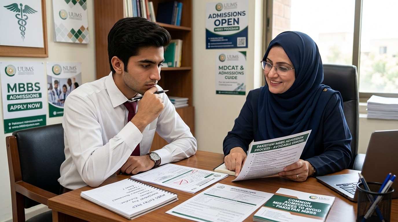 MBBS Admission Mistakes Pakistani Students Make