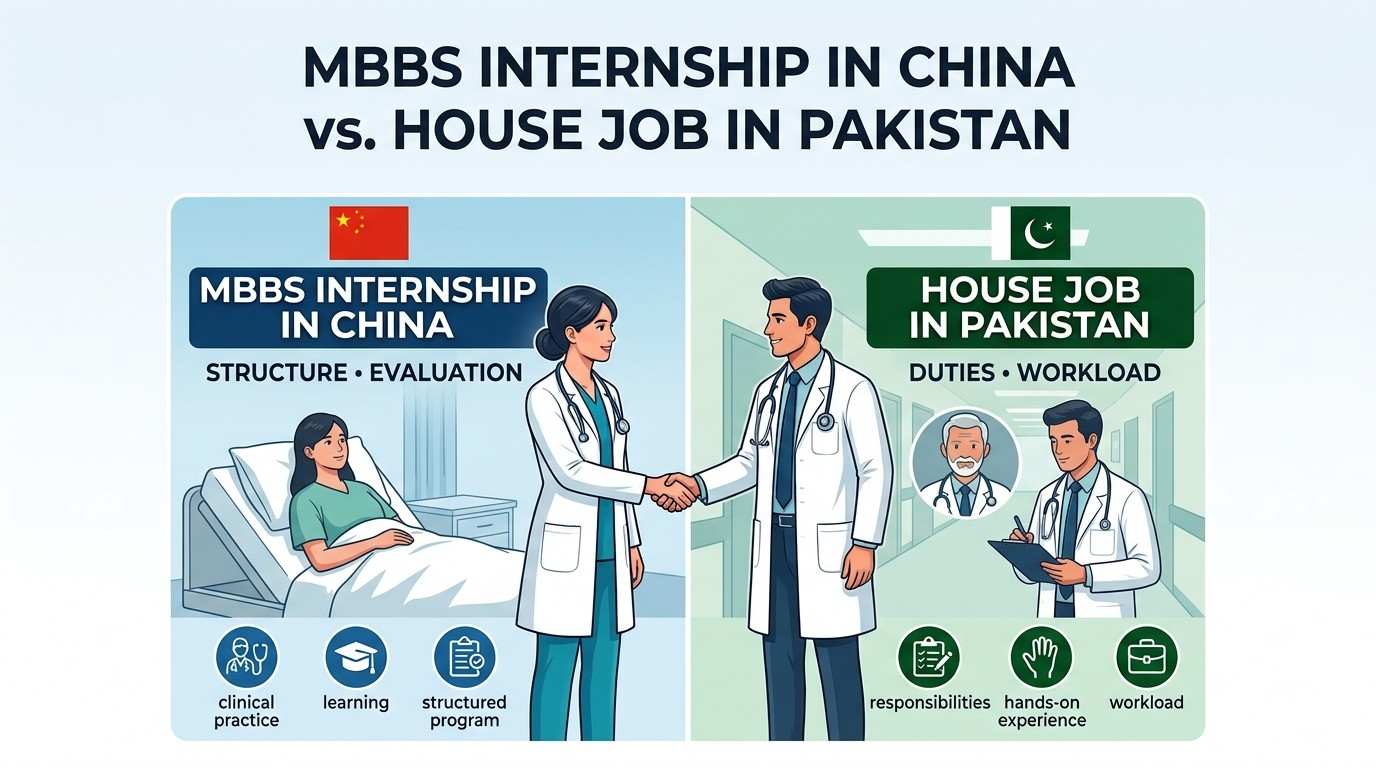 MBBS Internship in China vs House Job in Pakistan